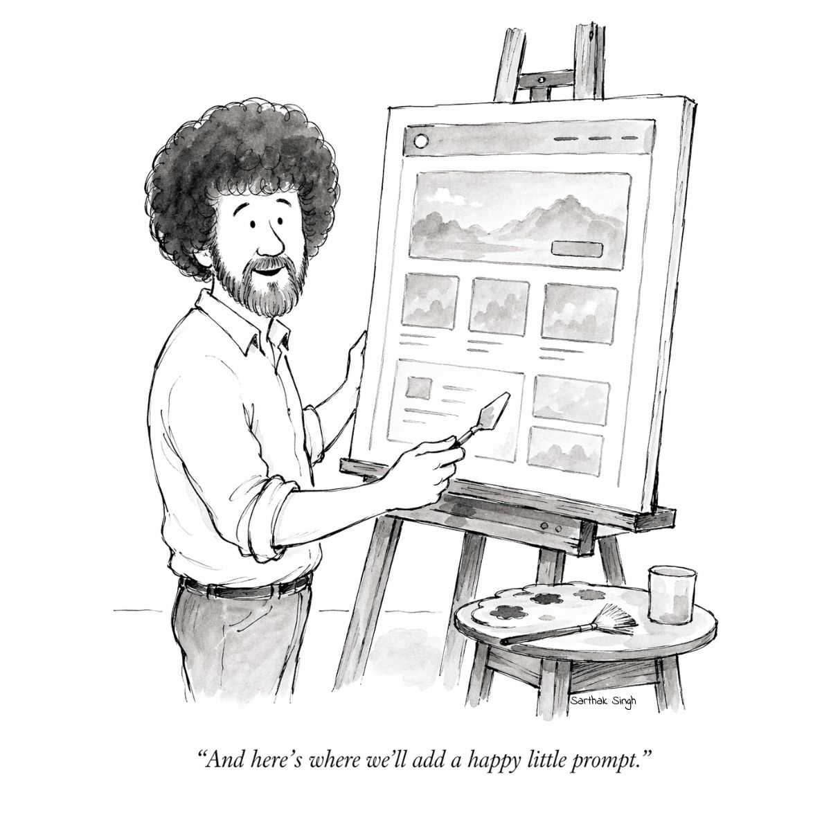 The signed editorial cartoon published with this post — the second argument, drawn.