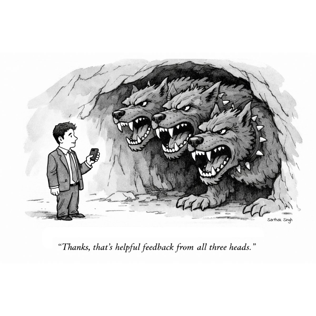 The signed editorial cartoon published with this post.