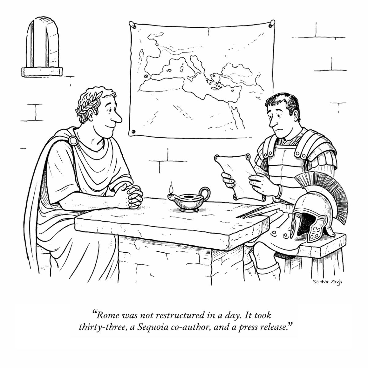 The signed editorial cartoon published with this post.